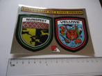 sticker oud Nunspeet KAART Veluwe natuur park introduct, Verzenden, Zo goed als nieuw, Bedrijf of Vereniging