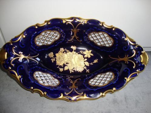 Pirkinhammer Bohemia kobalt cobalt blauwe schaal, Antiek en Kunst, Antiek | Schalen, Ophalen of Verzenden