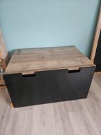 Opbergkist steigerhout en ikea rol-lade, Huis en Inrichting, Ophalen, Gebruikt, 50 tot 100 cm, Minder dan 50 cm