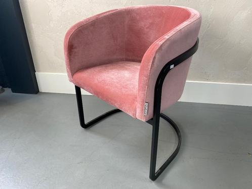 Richmond Interiors eetkamerstoelen Chiara blush velvet, Huis en Inrichting, Stoelen, Zo goed als nieuw, Vijf, Zes of meer stoelen