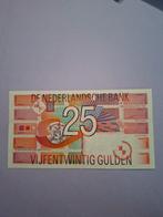 25 gulden Roodborstje uit 1989 in UNC, Postzegels en Munten, Bankbiljetten | Nederland, Ophalen of Verzenden, 25 gulden, Los biljet