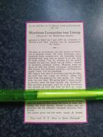 Bidprentje Bakel Blerick Martinus van Lierop 1907 1962, Verzamelen, Ophalen, Bidprentje