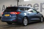 Ford FOCUS Wagon 1.0 EcoBoost Titanium Automaat | Incl. 12 m, Auto's, Ford, 65 €/maand, Stof, Gebruikt, Blauw