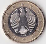 1 euro 2002 Duitsland (J) - vrijwel UNC., Ophalen of Verzenden, Duitsland, 1 euro, Losse munt