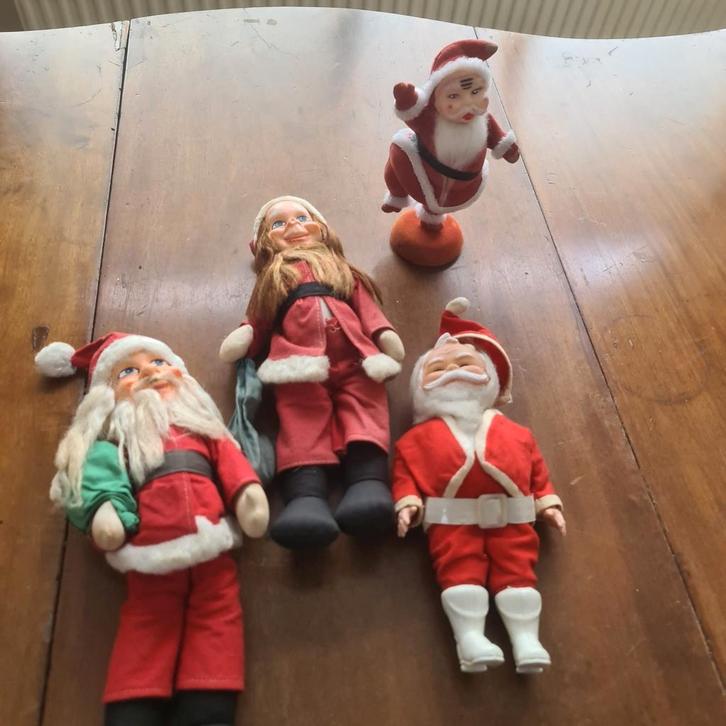 Vintage kerstmannetjes, Diversen, Kerst, Gebruikt, Ophalen of Verzenden