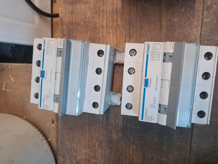 hager automaten, Doe-het-zelf en Verbouw, Elektra en Kabels, Gebruikt, Overige typen, Ophalen of Verzenden