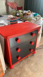 IKEA ladekastje rood/zwart, 50 tot 100 cm, 25 tot 50 cm, Zo goed als nieuw, Ophalen