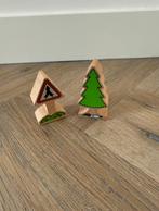 ZGAN 2x vintage Brio houten trein boom & verkeersbord set, Kinderen en Baby's, Speelgoed | Houten speelgoed, Ophalen of Verzenden