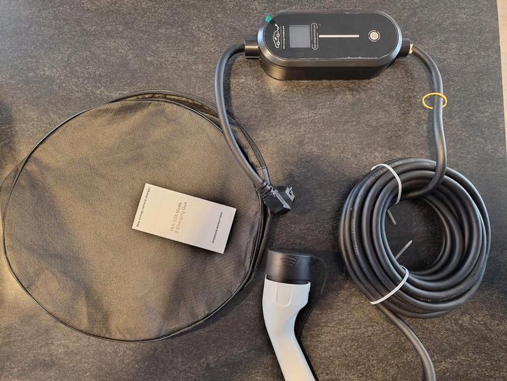 Type 2 EV Lader 10 meter+ houder & Tas - Ophalen/Verzenden, Auto diversen, Laadpalen, Laadkabel, Ophalen of Verzenden