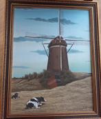 Schilderij op houten paneel. gesigneerd T. Reed., Ophalen of Verzenden