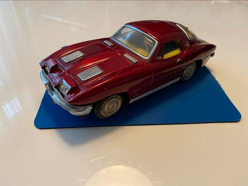 Blikken Chevrolet Corvette split-window., Antiek en Kunst, Antiek | Speelgoed, Ophalen of Verzenden