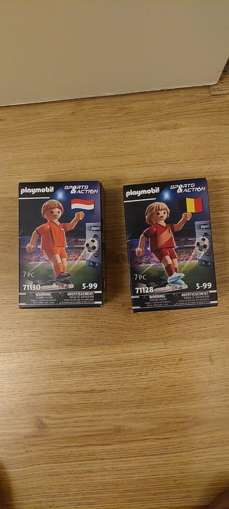 Playmobil Voetballers - Nederland & België, Kinderen en Baby's, Speelgoed | Playmobil, Ophalen of Verzenden, Nieuw, Complete set