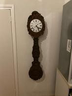 Antieke Franse kopere Contoise klok met bloemenslinger., Antiek en Kunst, Ophalen