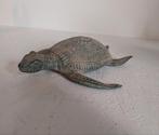 Bronzen schildpad, zeeschildpad, Kunst brons art, Antiek en Kunst, Antiek | Koper en Brons, Ophalen of Verzenden