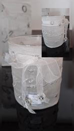 2 windlichten van glas merk Rivièra maison., Ophalen, Zo goed als nieuw, Overige materialen, Minder dan 25 cm