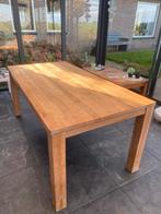 Eiken eettafel 4-6 personen – tijdloos en degelijk, Eikenhout, 200 cm of meer, Zo goed als nieuw, Vier personen