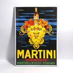 Martini vermouth emaille reclame bord retro decoratie borden, Reclamebord, Ophalen of Verzenden, Zo goed als nieuw
