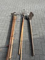 ANTIEK TUIN GEREEDSCHAP MOESTUIN HOUT ZEER GOEDE KWALITEIT, Antiek en Kunst, Antiek | Gereedschap en Instrumenten, Ophalen