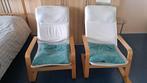 Stoelen, Huis en Inrichting, Stoelen, Ophalen, Gebruikt, Wit, Twee