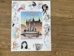 Stripfestival Gerardsbergen 2014 poster met 13! tekeningen, Boeken, Stripboeken, Eén stripboek, Ophalen of Verzenden, Zo goed als nieuw