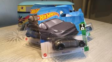 Hotwheels Tesla Model Y 2020 Grey Grijs ''Stealth Grey'' 