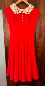 Hell Bunny XS vintage geïnspireerde jurk rood, Kleding | Dames, Ophalen of Verzenden, Zo goed als nieuw, Maat 34 (XS) of kleiner