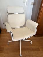 Design Stoel Vepa, Ophalen, Gebruikt, Wit, Leer