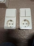 Berker opbouw schakelmateriaal creme, Doe-het-zelf en Verbouw, Elektra en Kabels, Berker, Nieuw, Ophalen of Verzenden, Stopcontact