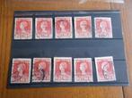 1923 - 10 x jubileum 7,5 cent (902d), Verzenden, Gestempeld