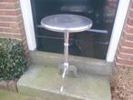 Aluminium bijzettafel tafeltje plantentafel wijntafel 66 cm., Huis en Inrichting, Tafels | Bijzettafels, Gebruikt, Metaal of Aluminium