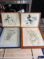 Lithografieën Mickey Mouse van Art group, Antiek en Kunst, Verzenden