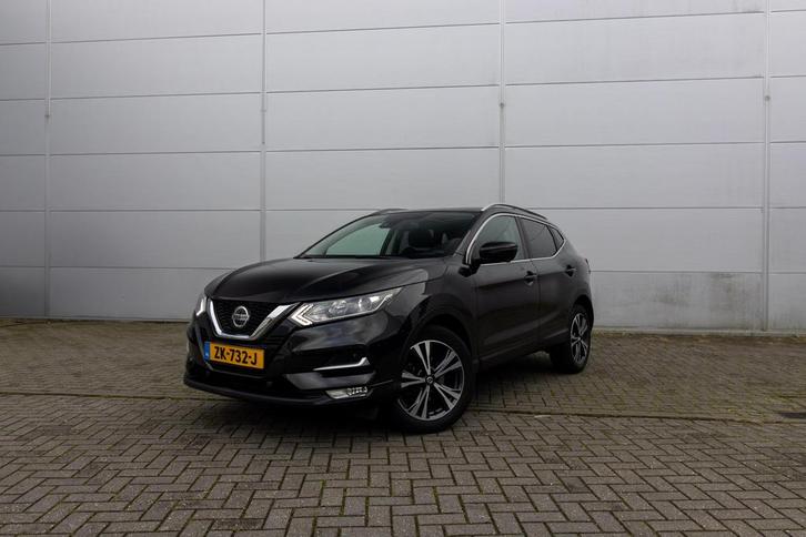 Nissan Qashqai 1.3 Dig-t 140pk 2019 Zwart, Auto's, Nissan, Particulier, Qashqai, 360° camera, ABS, Achteruitrijcamera, Airbags
