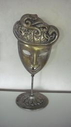 Zwaar Venetiaans brons Masker, Antiek en Kunst, Ophalen of Verzenden