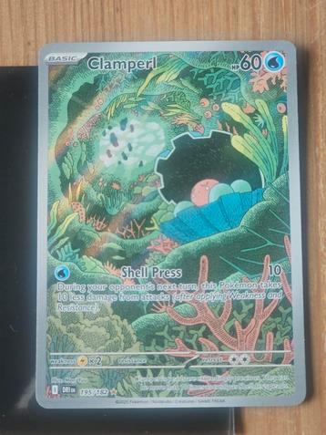 Pokémon kaart - Destined Rivals - Clamperl 195/182 beschikbaar voor biedingen