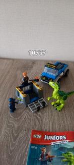 Lego Juniors 10757 Raptor Rescue Truck, Ophalen of Verzenden, Zo goed als nieuw, Complete set, Lego