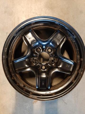 4 stalen velgen origineel Opel 16 inch 5 spaaks beschikbaar voor biedingen