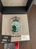 Oris aquis date 43,5 mm automatic, Overige merken, Staal, Polshorloge, Ophalen of Verzenden