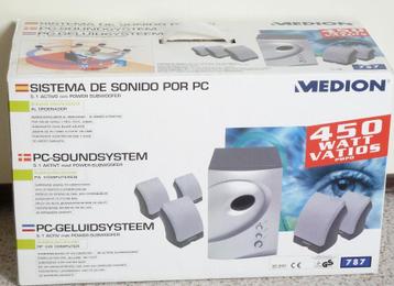 PC-Soundsystem / PC-geluidsysteem 5.1 met power-subwoofer beschikbaar voor biedingen