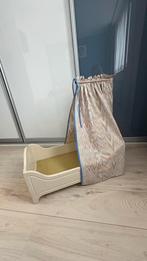 Poppenledikant met hemeltje en kastje, Ophalen, Gebruikt, Ledikant