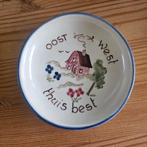 spreuken schoteltje van BVK Soest "Oost west thuis best", Antiek en Kunst, Ophalen of Verzenden