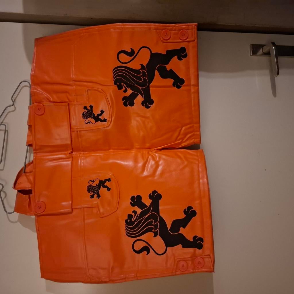 Oranje lederhosen, zware kwaliteit, Ophalen, Nieuw, Overige maten, Oranje of Koningsdag