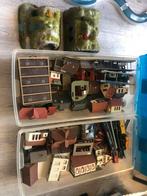 Partij modelspoor Huisjes H0, Hobby en Vrije tijd, Modeltreinen | H0, Gelijkstroom of Wisselstroom, Brug, Tunnel of Gebouw, Zo goed als nieuw