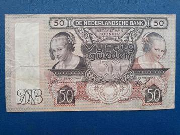 Vijftig Gulden biljet 1941 Oestereetster beschikbaar voor biedingen