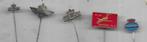 K.L.M. VLIEGTUIG SPELDEN 5 STUKS, Ophalen of Verzenden, Gebruikt, Transport