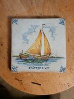 Skutsje tegeltje oudje, Antiek en Kunst, Antiek | Wandborden en Tegels, Ophalen of Verzenden