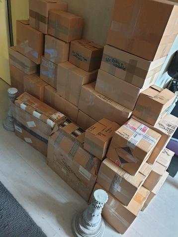 Partij beeld beton huis tuin braderie dak rouw graf dier  beschikbaar voor biedingen