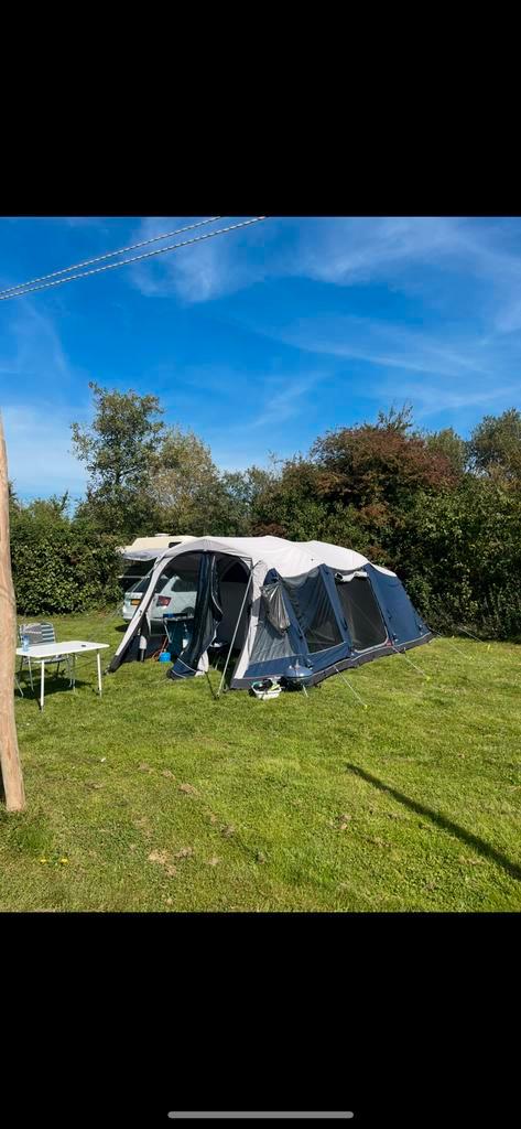 Outwell opblaasbare tent katoen, Caravans en Kamperen, Tenten, Zo goed als nieuw, Ophalen
