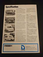 Brochure Bedford CF Dormobile, Ophalen of Verzenden, Zo goed als nieuw, Overige merken