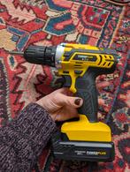 Powerplus Accuboormachine POWX00501 - Drill + Accu, Gebruikt, Variabele snelheid, Ophalen of Verzenden, Boor- en Schroefmachine