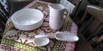 Vintage Porseleinen Badset - 4 Delig, Antiek en Kunst, Antiek | Porselein, Ophalen